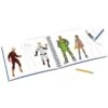 CLAIREFONTAINE Spiralb.PP 20x20 Super Heros 100S -Millejouets spiralbpp 20x20 super heros 100s
